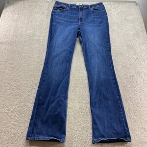Wrangler Jeans Womens 16x34 Blue High Rise Bold Boot Stretch Denim Western